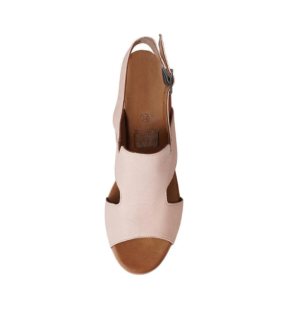 Wynstonn Nude Leather Heels