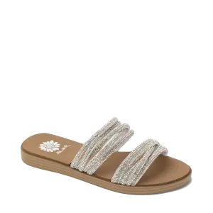 Yellow Box Women's Debbie Slide Sandal - White 59942